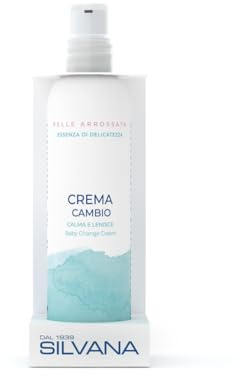 Silvana Crema Cambio Pannolino Senza Ossido di Zinco 200 ml - Protezione Delicata per Pelle Sensibile Neonati e Bambini