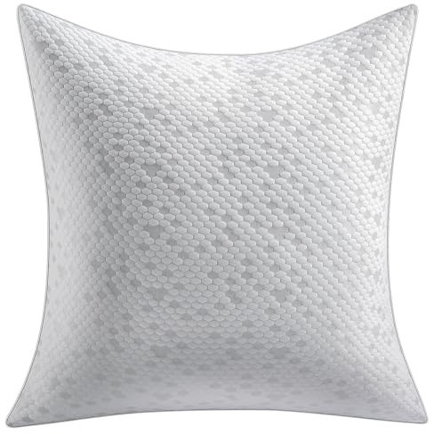 MetersGod Kissen Kopfkissen 80x80 cm, Memory Foam Nackenkissen Höhenverstellbar mit reißverschluss, Antibakteriell Kissen aus 3200g Memory Foam, hypoallergen bequemes Weiches und atmungsaktives Kisse