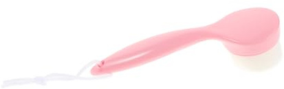 Rosa Gesichtsreinigungsbürste mit Langem Griff aus Abs, Weich | Weiche Borsten, Reinigung und Massage in Einem, für Make Up Entfernung und Anwendung, für Pflegeroutine