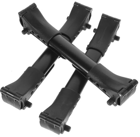 Generisch 3st Kinderwagen Kinderwagenanschluss Gazelle Doppelte Buggy-anschlüsse Buggy-board Buggybrett Mit Sitz Autos Zubehör Für Zubehör Verknüpfung Babytür Black Aluminiumrohr