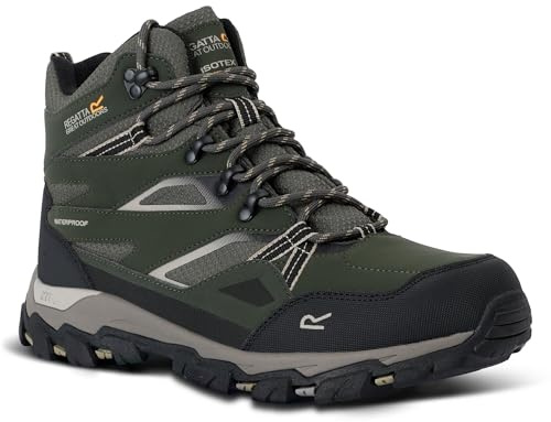 Regatta Men's Holcombe III Walking Boots Water Resistant Padded Durable Hiking Footwear