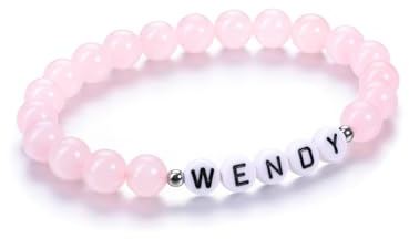 PiercingJak Armband mit Namen Buchstaben Perlen Natursteine Armbänder Partnerarmband Freundschaftsarmband Heilsteine Spiritueller Schmuck Personalisierte Geschenke für Partner Freunde Familie