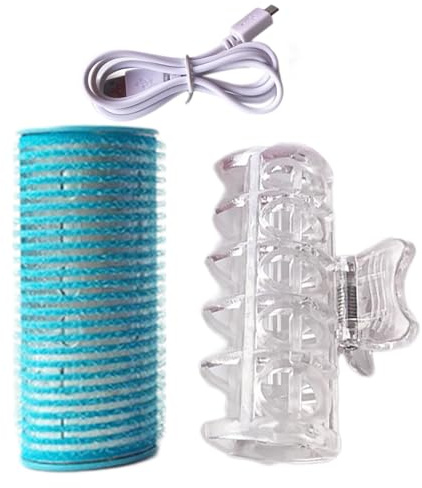 Hot Rollers Bigodini - Bigodini per capelli riscaldati, bigodini elettrici | Bigodini elettrici soluzione termica portatile autoadesiva per tutti i tipi di capelli, materiali durevoli, veloce