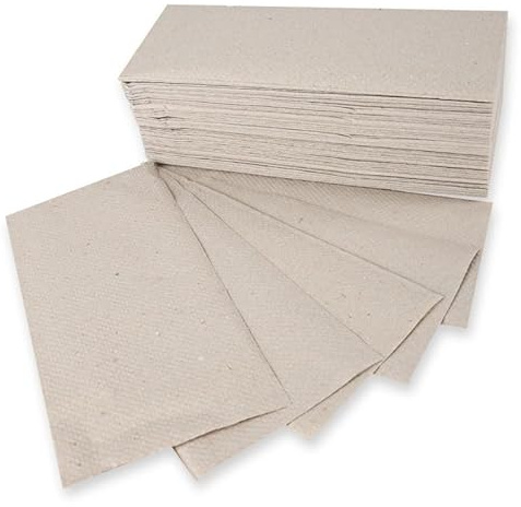 Papierhandtücher ZZ-Falz, 1-lagig, 24 x 21 cm, 4000 Blatt, Grau