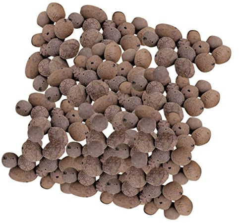 BESPORTBLE Materiale per Drenaggio Piante Contenitore, Palle di Argilla Espansa per Giardino Interno Esterno, 1 kg Copertura Superficie Vasi e Ottimizzazione Suolo