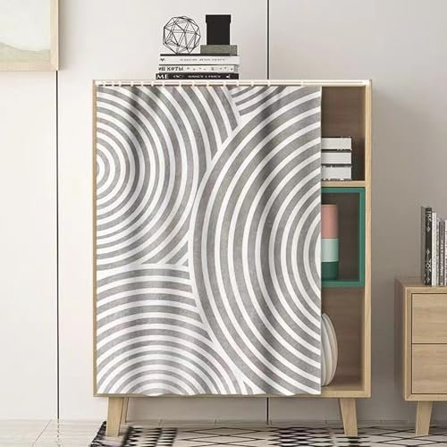 Tenda antipolvere per armadi e mensole, tende corte per porte scorrevoli per librerie, pannelli a parete, piccole finestre, larghezza 40 cm x altezza 60 cm, perfetta per nizing e protezione
