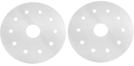 LAPYAPPE Plaque De Guidage Thermique Inox 13 Cm, Disque Diffuseur De Chaleur Robuste Pour Ustensiles Cuisine, Adapté Aux Plaques à Induction, Lot De 2 Pièces Pour Cuisson Maison