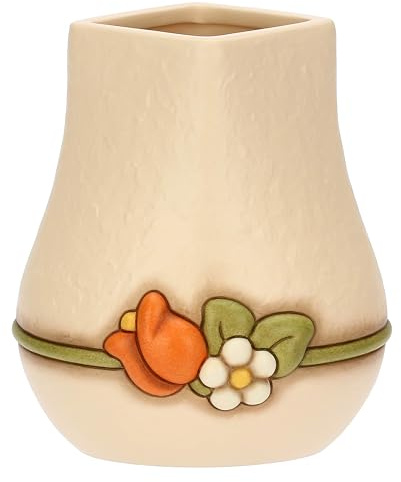 THUN - Poggiamestoli - ceramica - Collezione Country Bloom - 13,5 x 12,9 x 15,6 cm