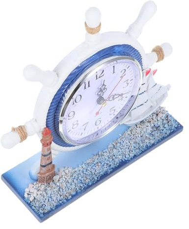 ABOOFAN da Silenzioso con Faro Ruota Nave e Decorazione Metallo Vintage per Costieri Spiaggia