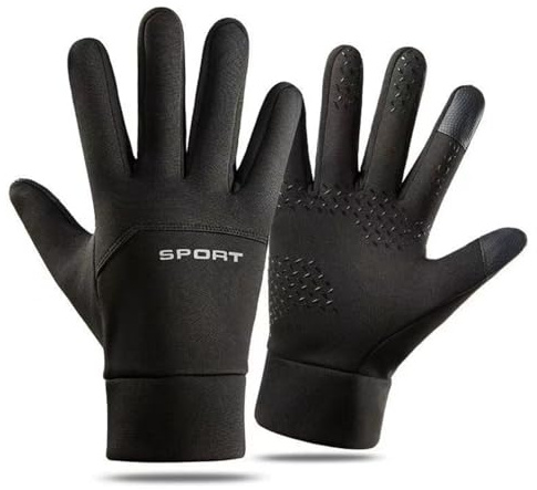 bergxperten Sano-Flex Gants Thermiques 2.0 Homme Femme, Gants Respirants et Légers, Écran Tactile, Résistants au Vent et à l'eau, Cyclisme, Course à Pied, Activités Extérieures