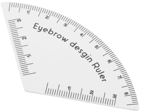 ULTECHNOVO Gabarit de Cartographie des Sourcils en Plastique Réutilisable – Règle de Guide de Maquillage Précise pour Dessin Symétrique – Outil Compact pour Retouche Rapide Beauté