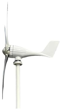 Aerogenerador Energía libre 5 cuchillas molinos de viento turbina aeroneradora 3000W 12V 24V 48V for uso doméstico(48V)