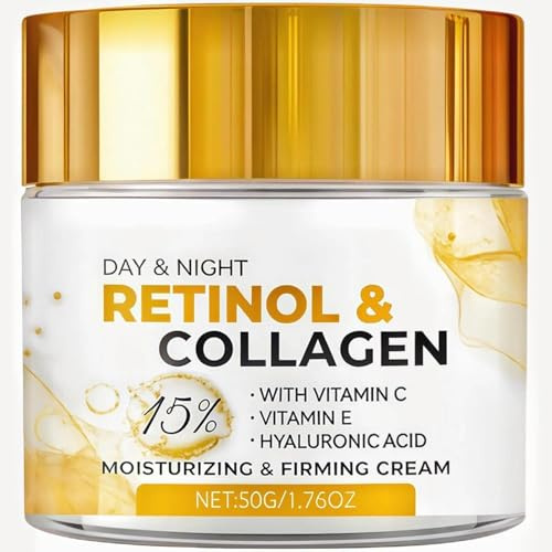 Retinol Collagen Face Cream Anti Wrinkle, Anti Aging Face Cream For Women, Collagen Creams For Skin Tightening