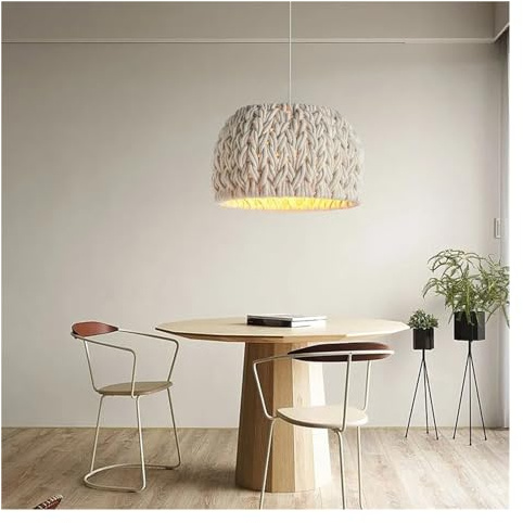 Lámpara de Cuerda de Punto única E27 Luces Colgantes Led Suspender Accesorios de lámpara lámpara Colgante, lámpara de araña