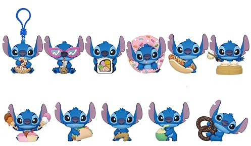 Disney Lilo & Stitch Porte-clés en Mousse 3D pour Sac Aveugle