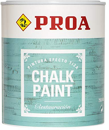 CHALK PAINT PINTURA PARA MUEBLES EFECTO TIZA. PROA VERDE PROVENZA 750 ml. Pintura a la tiza. Renueva tus muebles sin esfuerzo. Gran adherencia sobre cualquier superficie.