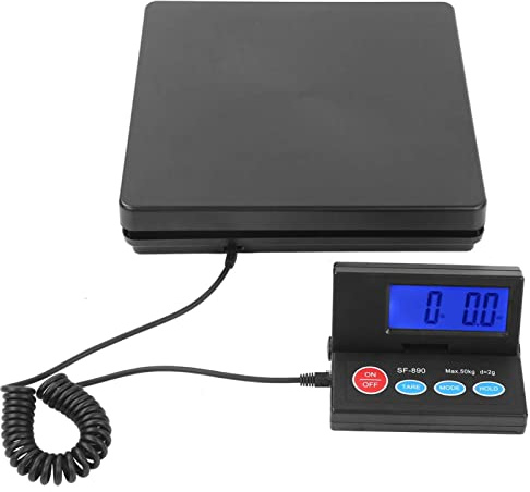 50 kg/2 g Paketwaage, Briefwaage Plattformwaage Digitalwaage mit LCD-Display hochgenaue Hochleistungswaage für gutes Gewicht Automatisches Ausschalten Schnelles Wiegen