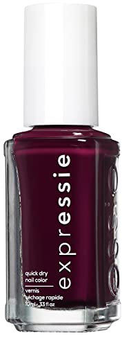 essie Schnelltrocknender Nagellack „expressie“, Vegane Formel ohne Inhaltsstoffe tierischen Ursprungs, Nr. 435 all ramped up, Lila, 1 x 10 ml