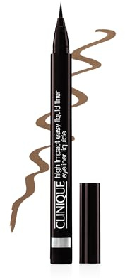 Clinique High Impact Easy Liquid Eyeliner | Waterproof, Long Lasting, Smudge Resistant + Safe For Sensitive Eyes, Espresso, 1 Count