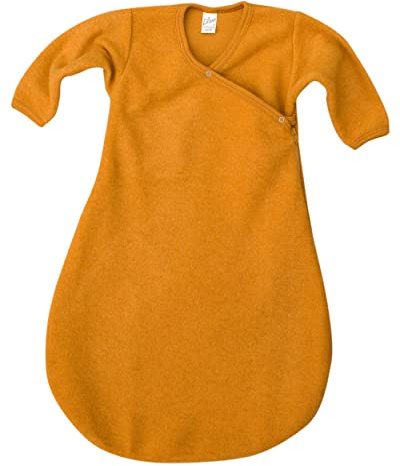 Lilano, Merino Wickelsach mit 2-Wege Reißverschluss Uni, 100% Wolle (kbT) (Curry, 50-56)