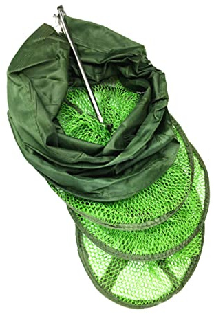 SunaOmni Piège À Poisson Pliable - Filet Pêche Panier Pêche Garder Les Leurres Écrevisses Crabe Poissons 25cm