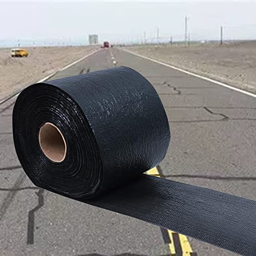 Tela asfaltica autoadhesiva cinta impermeable Parche De Asfalto De Relleno De Grietas De Calzada, Cinta De Reparación De Asfalto Extra Ancha Para Caminos De Cemento, Calles, Pasarelas, Negro (Color :