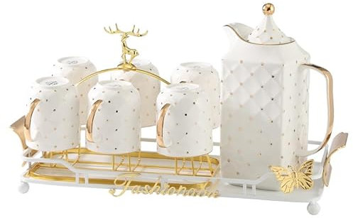 Brocca Acqua Combinazione di tazze for bollitore freddo Tazza for uso domestico Set di vento creativo Set da tè Souvenir Caraffa Acqua