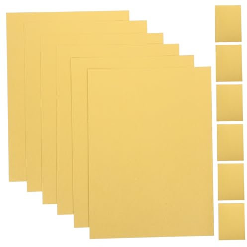 NUOBESTY 50 Blatt Albumkarton farbiges Druckerpapier goldenes Tonpapier A5-Schreibpapier farbiges Pergamentpapier A5-Papier Perlmutt Farbkarte Stempel drucken Papierstau 3d