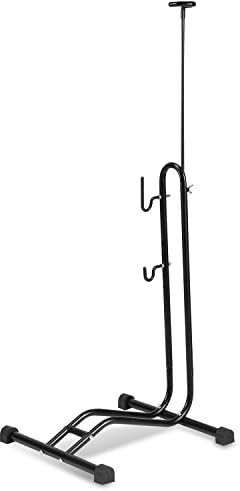 Peviasot Support vélo 3 en 1, réglable en hauteur pour l'entretien des vélos, montage horizontal et vertical, antidérapant, support jusqu'à 7 cm, compatible avec des roues jusqu'à 27,5 pouces