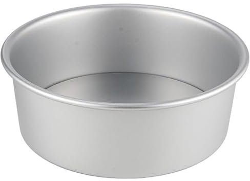 LepoHome Molde redondo de aluminio para tartas de 6 pulgadas, moldes redondos de aluminio para hornear, moldes para tartas para cumpleaños, bodas y fiestas en casa