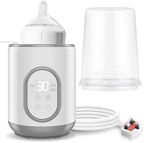 BSTGEKELY Baby Bottle Warmer,Smart Temperature Control and Automatic Shut-Off,Fast Baby Food Heater&Defrost,Warmer Accurate Temperature Control for Breastmilk or Formula