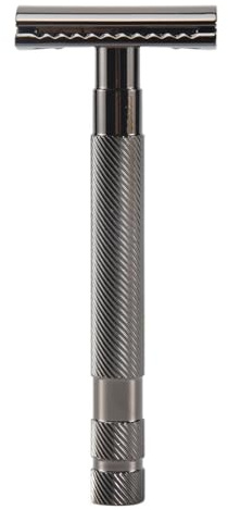 Steowsey Sicherheits Rasier Messer mit Doppelter Schneide für Herren Barber Rasier Messer Halter Rasier Messer für Herren Rasier Klingen für Herren
