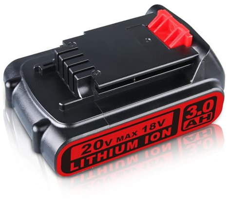3.0Ah LBXR20 18V Li-ion Battery Replacement for Black and Decker 18V Battery Compatible with Black and Decker LBXR20 LB20 LBX20 LBX4020 Tools