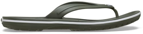 Crocs Infradito unisex Crocband, verde oliva, taglia 40, Oliva polverosa., 42/43 EU