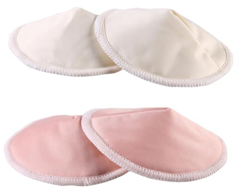 BESPORTBLE 14 Pièces Coussinets Allaitement Lavables Couches Anti-galactorrhée Forme De Bol Pour Soutien Poitrine Protection Fuites