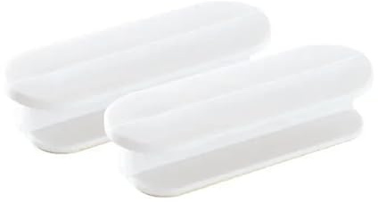 Tirador autoadhesivo for puerta de armario, cajón, ventana, herrajes for el hogar, 2 unidades(WHITE)