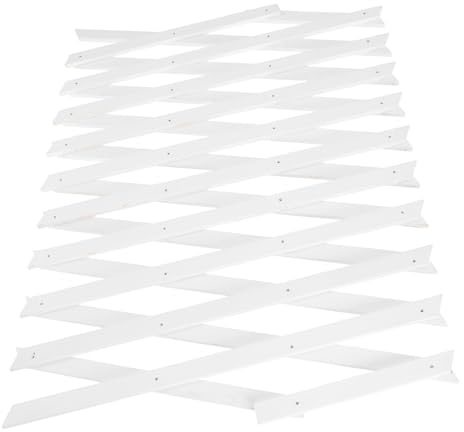 INOOMP Treillis Bois Extensible Mural pour Plantes Grimpantes Panneau de Clôture de Jardin Ajustable Support Espace Intérieur et Extérieur Filet pour Façade Panneau Treillis Jardin