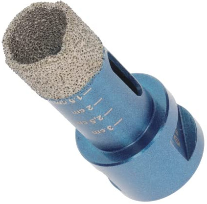 PRODIAMANT® M14 Diamant Fliesenbohrer 20 mm [TROCKENBOHRER] - Diamantbohrer für Fliesen, Keramik & Naturstein - Diamantbohrkrone für Feinsteinzeug - Fliesenbohrer für Winkelschleifer - Premiumqualität