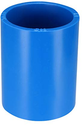 sourcing map 5pcs Manchon PVC 32mm raccord tuyau droite connecteur adaptateur couplage bleu