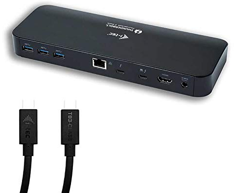 i-tec Thunderbolt 3 Dual 4K Docking Station - USB 3.0 Type-C vers Display Port + 1 x Power Delivery 85W