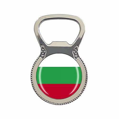 Bulgaria Flag Beer Bottle Opener Fridge Refrigerator Magnet Metal Glass Crystal Travel Souvenir Gift Home Decoration