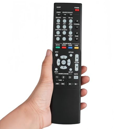 Uehba Universal Replacement Remote Control for Denon AVR-X2400H, AVR-X3400H, AVR-X3000, AVR-E300, AVR-X4400H, AVR-X6300H AV Receiver
