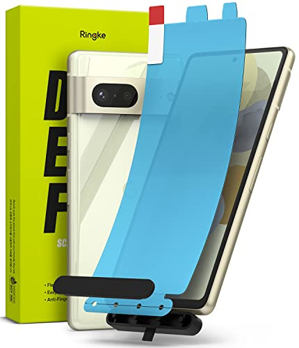 Ringke Pack de 2, Dual Easy Film para Protector de Pantalla Google Pixel 7 5G, Fácil de Instalar, Protector Pantalla Cobertura Total