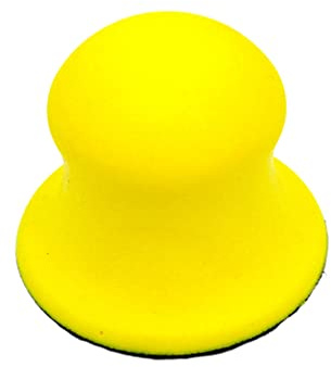 Car Holder 3 Inch 75mm Round Hand Sanding Blocks Sanding Block Backing Plate Round Hook and Hand Sanding Pad for Hook and Discs for Wood Furniture Arts and Crafts Car Mount