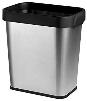 Kitchen Trash Can, Bag Type Open Style Trash Can Home Dorm Room Living Room by The Sofa Trash Bin Capacity: 8L (A 8L)