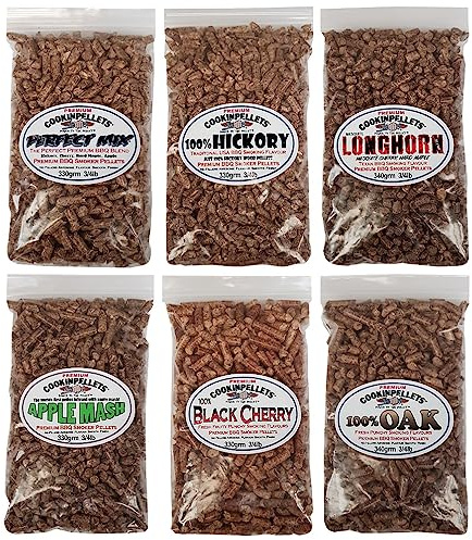 Variety 6 Pack Special - Wood Pellets 330g(3/4lb) for Ninja Woodfire® - Premium Smoker Pellets
