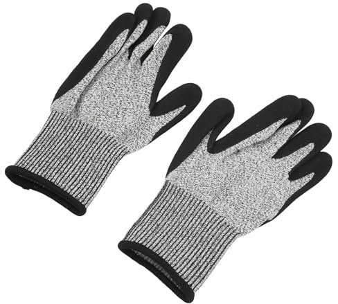 Schnittschutzhandschuhe, Guter Griff, Bequemer Schutz der Stufe 5, Leicht zu Reinigen, Schnittfeste Arbeitshandschuhe für Schwere Arbeiten (M)