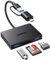 UGREEN 4 in 1 SD Kartenleser, USB C & USB 3.0 OTG Adapter und Kartenlesegerät mit SD, TF and 2*USB 3.0 Ports, SD Card Reader 5Gbps kompatibel mit iPhone 16 Serie/iPad/Laptop/Desktop