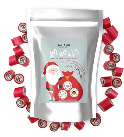 Saliamo | Fruchtbonbons mit Motiv - nach alter Tradition hergestellt - deutsche Manufaktur - Retro Frucht Bonbon (Weihnachtsmann)