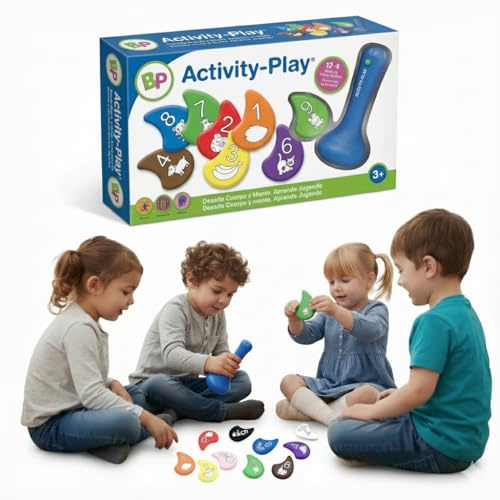 Juegos Educativos 3 Años o Más - 6 Divertidos Juegos de Aprendizaje - Juego de Sumar. Restar, Multiplicar, Dividir, Habilidades Motrices y Cognitivas - Juego Mesa Niños